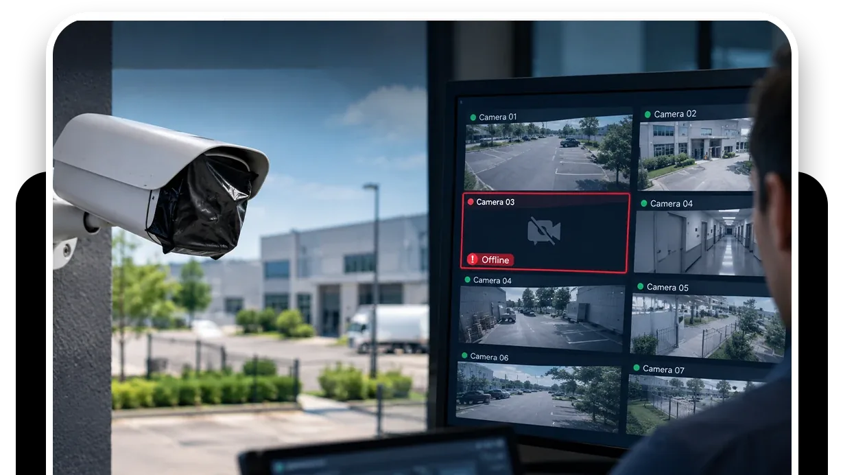 Camera health monitoring: illustration
