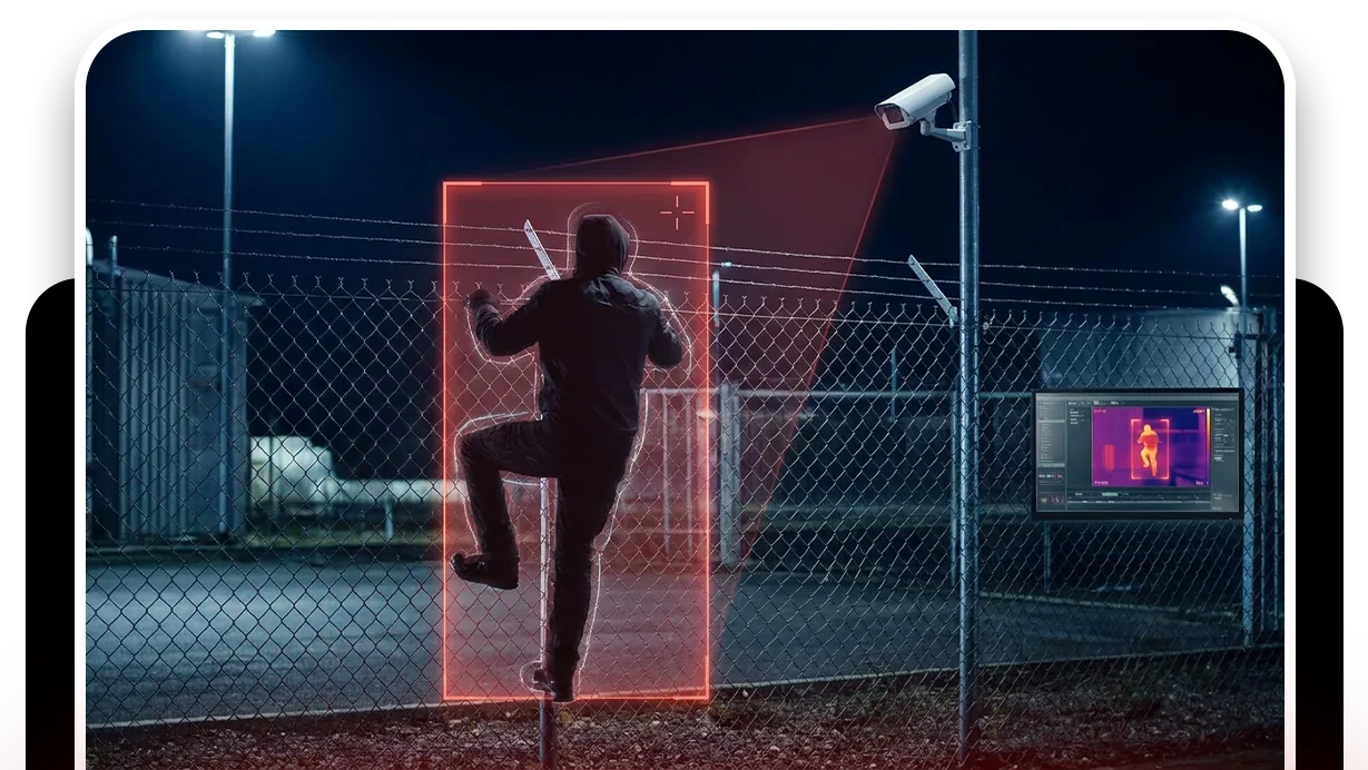Trespassing detection: illustration